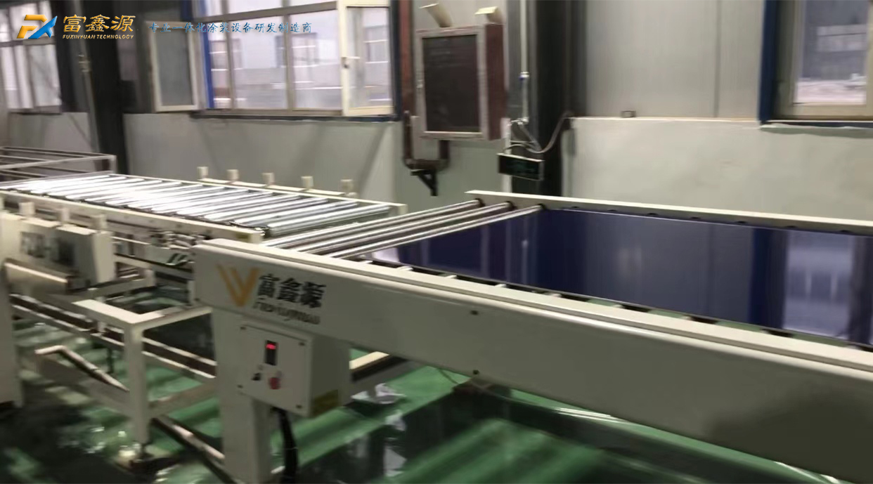 輥涂生產(chǎn)線(xiàn) 滾涂機(jī) 輥涂機(jī) 輥涂設(shè)備 輥涂生產(chǎn)線(xiàn) 滾涂生產(chǎn)線(xiàn) 大板輥涂 uv涂裝設(shè)備 富鑫源 富源